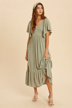 Load image into Gallery viewer, Rachel Flutter Sleeve Dress
