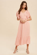 Load image into Gallery viewer, Rachel Flutter Sleeve Dress
